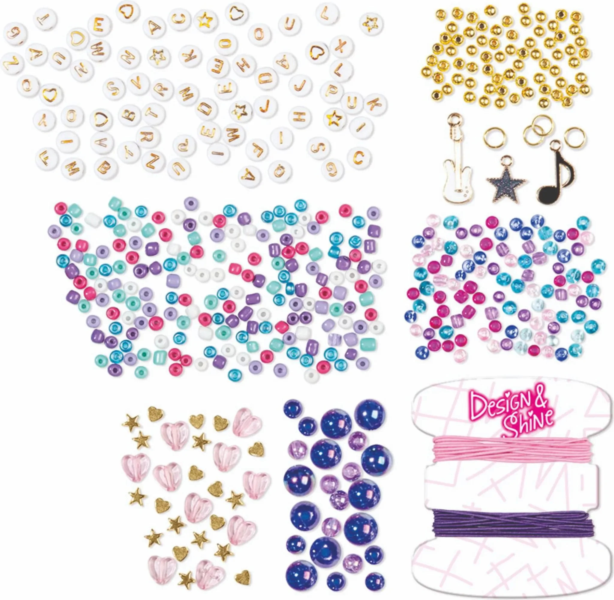 Design & Shine – Bastelset Glitzerarmbänder